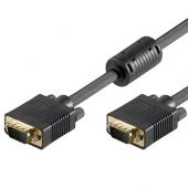 Logilink cable VGA 15 macho - 15 macho + ferritas 20 metros negro