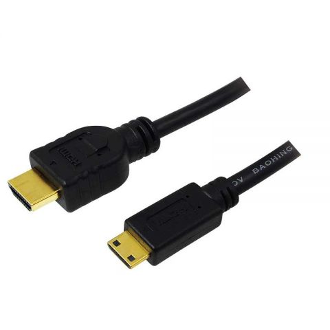 Cable HDMI A - HDMI G mini 2 metros 1.4 negro 31932