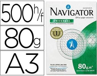 Navigator papel blanco A3 80gr. 0113UN Universal 500hojas