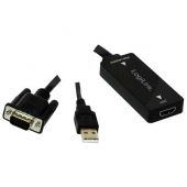 Logilink adaptador VGA + audio a HDMI con audio CV0060