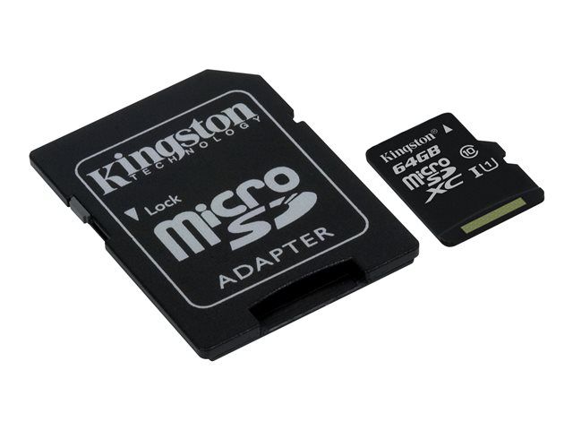 Kingston memoria SD 64Gb Micro 1 adapt CLASS 10 SDC10G2/64Gb