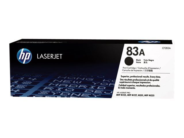 HP toner negro 83A CF283A 1500 páginas LaserJet Pro M201, MFP M125, MFP M127, MFP M225