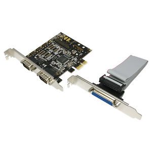 Logilink tarjeta PCIe 2 puertos serie RS-232 + 1 paralelo PCI Express PC0033 - perfil bajo