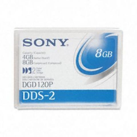 Sony cinta datos 4mm. DDS2-120 DGD120P 2.0Gb a  4.0Gb 120 metros