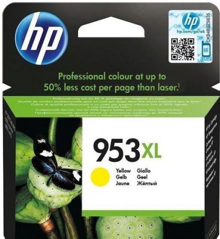 HP cartucho tinta amarillo 953XL 1600 paginas para Officejet Pro 7720- 7730 - 7740 - 8218 - 8710 - 8715 - 8720 - 8725 - 8730 - 8740 - 8745