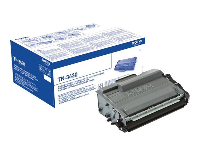 Brother toner negro TN3430 3.000 páginas para Brother DCP-L6600, MFC-L5700, MFC-L5750; HL-L5000, L5100, L6250, L6300, L6400