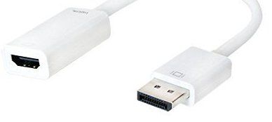 LogiLink adaptador displayport 1.2 macho - HDMI/HDTV hembra 2K/4K CV0057B - 0,15m