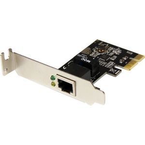 Startech Tarjeta de Red PCI Express de 1 Puerto Gigabit Ethernet RJ45 - Adaptador NIC PCI-e - Perfil Bajo - PCI Express - 1 Puerto(s) - 1 x Red (RJ-45) - Par trenzado - Perfil bajo - Tamaño medio