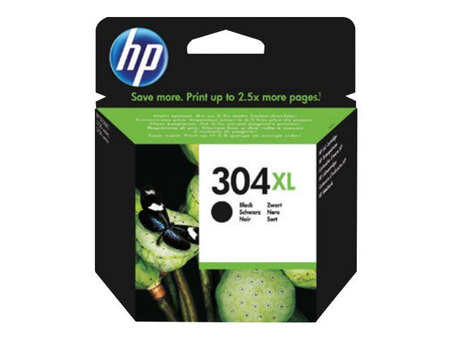 HP cartucho de tinta negro 304XL N9K08AE - 300 paginas - para HP Deskjet 3720-3721-3723-3730-3732-3752