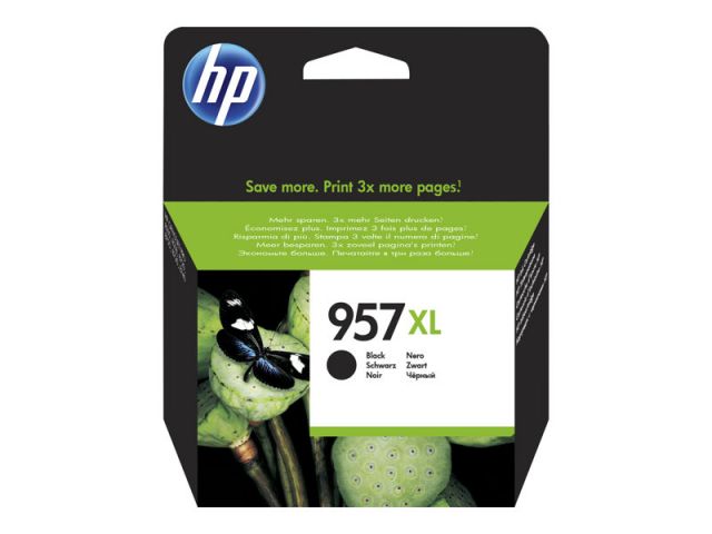 HP cartucho tinta negro 957XL 3000 paginas para Officejet Pro 8210,8218,8720,8740