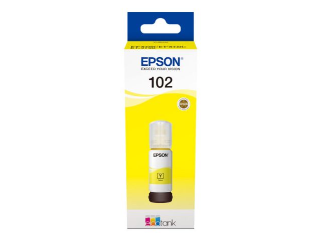 Epson cartucho tinta amarillo 102 C13T03R440 6.000 páginas para EcoTank ET-2700, 2750, 2751, 2756, 3700, 3750, 4750; Expression ET-2700, 2750, 3700