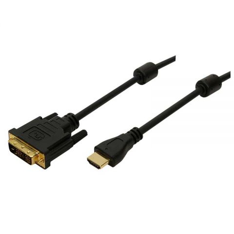 Logilink cable HDMI A - DVI D (18+1) macho-macho 2 metros CH0004