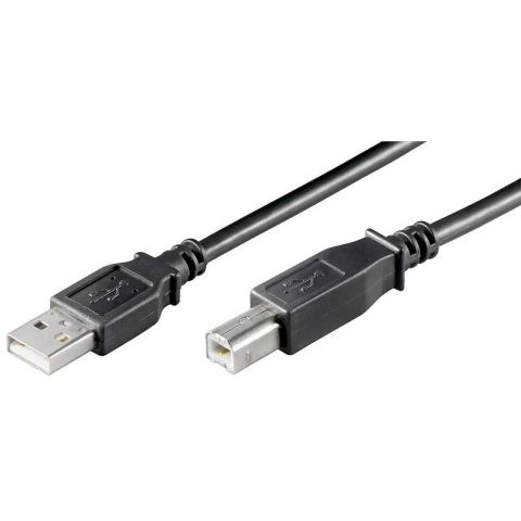 Logilink cable USB A - USB B 2 metros macho-macho 2.0 HiSpeed CU0007B