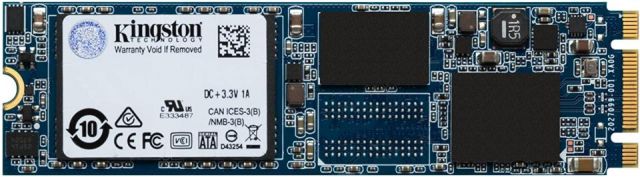 Kingston UV500 - 480 GB - SATA (SATA/600) - disco duro Interno - M.2 2280 - 520 MB/s Tasa de transferencia de lectura máxima - 500 MB/s Tasa de transferencia de escritura máxima - 256 bits Estándar de cifrado