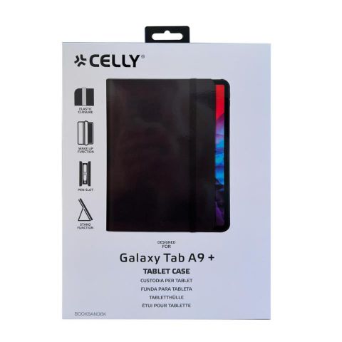 CELLY Funda para tablet Samsung Galaxy TAB A9+ 29cm x 22cm - BOOKBAND11