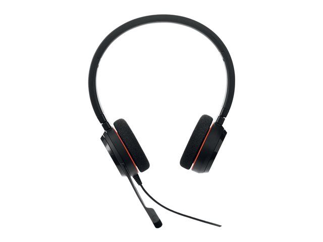 Jabra Auriculares EVOLVE 20  - 4999-823-189 - Cableado De Diadema Estéreo MS (Microsoft Teams) - Negro - Biauricular - Supra-aural - 32 Ohm - 150 Hz a 7 kHz - 95 cm Cable - Cancelación de ruido Micrófono - USB Tipo C