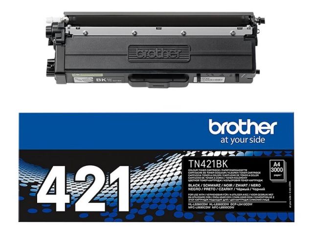 Brother toner negro TN421BK 3.000 páginas DCP-L8410 - HL-L8260 - HL-L8360 -  MFC-L8690 -  MFC-L8900