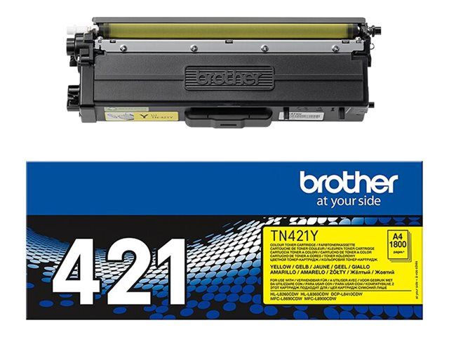 Brother toner amarillo TN421Y 1.800 páginas Brother DCP-L8410 -  HL-L8260 - HL-L8360 - MFC-L8690 - MFC-L8900