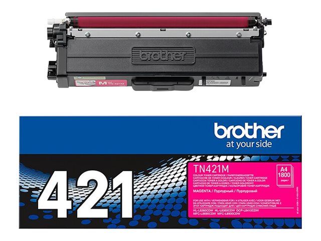 Brother toner magenta TN421M 1.800 páginas para Brother DCP-L8410 -  HL-L8260 -  HL-L8360 -  MFC-L8690 -  MFC-L8900