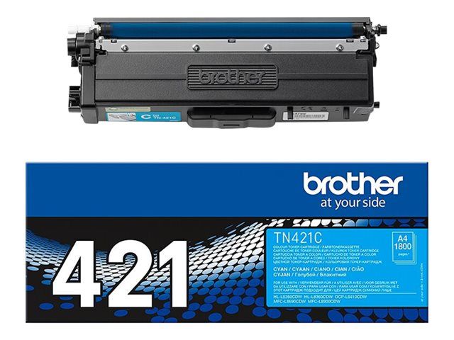 Brother toner cyan TN421C 1.800 páginas para Brother DCP-L8410 -  HL-L8260 -  HL-L8360 -  MFC-L8690 -  MFC-L8900