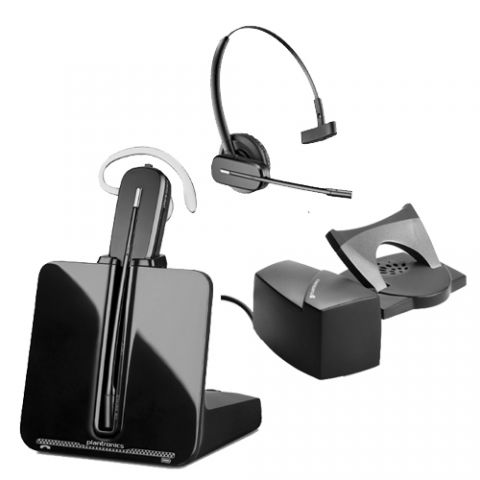 Plantronics auricular inalámbrico 84693-12 PL-CS540 + HL10 descolgador - sobre oreja - diadema -  negro - cancelación de ruido micrófono