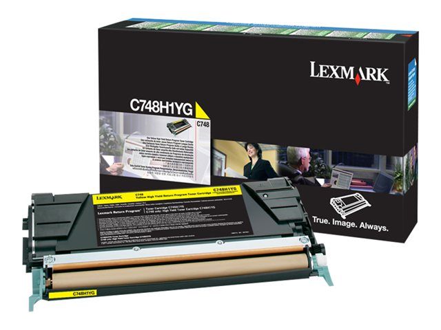 Lexmark tóner amarillo C748H3YG 10.000 páginas