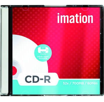 Imation CD-R 700MB 80 minutos 52x imprimibles 10 unidades caja plástico