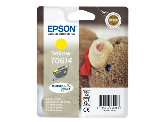 Epson cartucho de tinta amarillo T061440 250 páginas D68/88-DX3800/4800