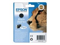 Epson cartucho de tinta negro T0711 - T071140B - 7,4 ml DX9400, SX115, SX210, SX215, SX218, SX415, SX515, SX610; Stylus Office BX310, BX610