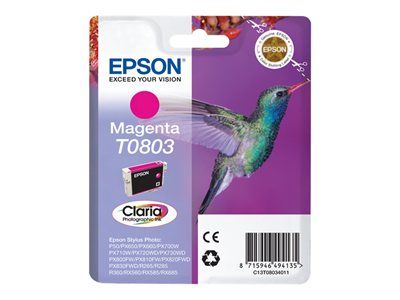 Epson cartucho de tinta magenta T080340B0 600 páginas R265-R285-R360-RX560-585-685