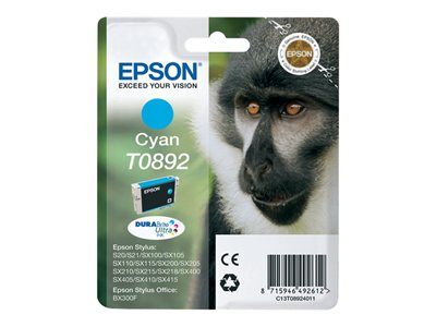 Epson cartucho de tinta cyan T08924020 180 páginas S20-SX100-SX105 SX200-SX205-SX400