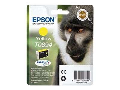 Epson cartucho de tinta amarillo T08944020 180 páginas S20-SX100-SX105 SX200-SX205-SX400