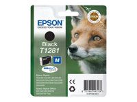 Epson cartucho de tinta negro T1281 5,9 ml. Stylus S22, SX230, SX235, SX420, SX430, SX435, SX438, SX440, SX445; Stylus Office BX305