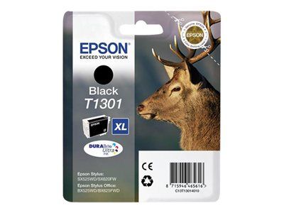 Epson cartucho de tinta negro T13014010 945 páginas BX630, BX635, BX935; WorkForce WF-3010, 3520, 3530, 3540, 7015, 7515, 7525