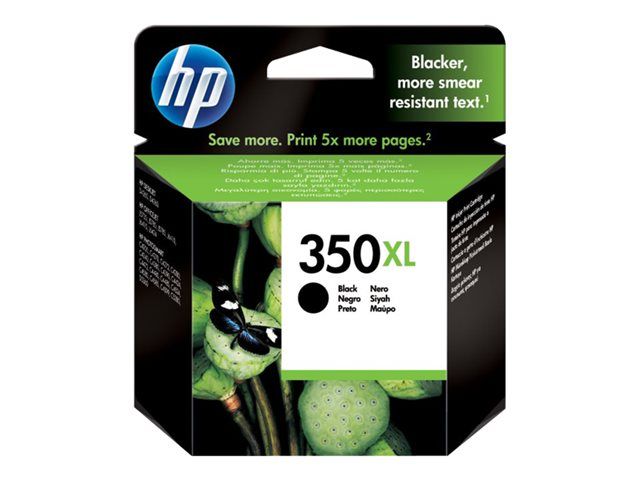 HP cartucho de tinta negro 350XL CB336EE 25ml J5780 1000 páginas