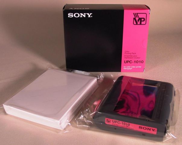 Sony papel fotográfico térmico UPC-1000/1010 A6(10cm x 15cm) Kit videoimpresora para 1200-1800-1850EPM.