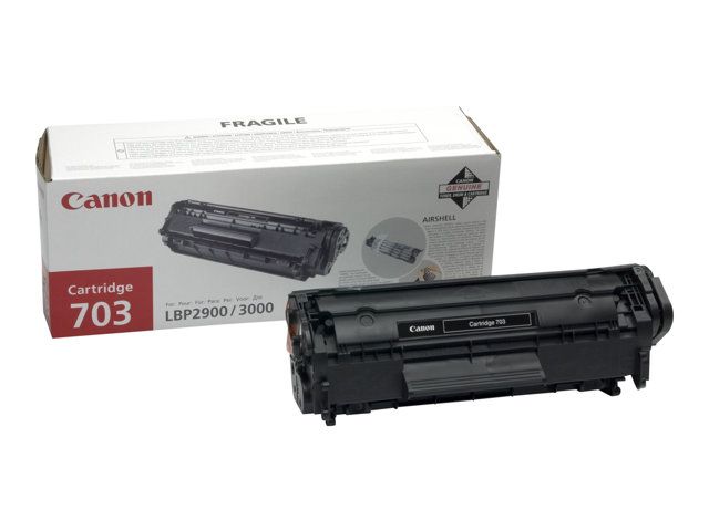 Canon toner negro CART 703 7616A005 2.000 páginas LBP2900/3000