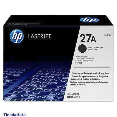 HP toner negro 27A C4127A  6000 páginas