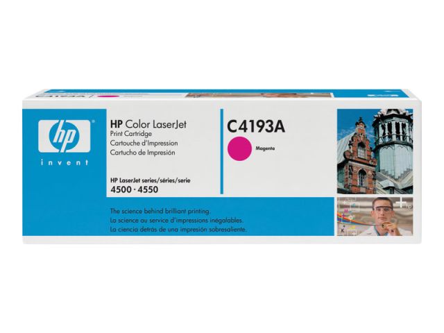 HP toner magenta C4193A 6.000 páginas Color LaserJet 4500,4500dn,4500n,4550,4550dn,4550DN Plus,4550hdn,4550HDN Plus,4550n,4550N Plus