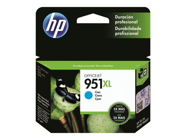 HP cartucho de tinta cyan 951XL CN046AE 1500páginas