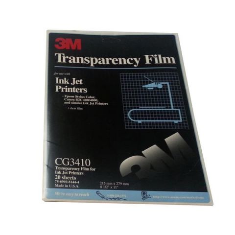 3M Transparencias CG3410 50 hojas inkjet negro