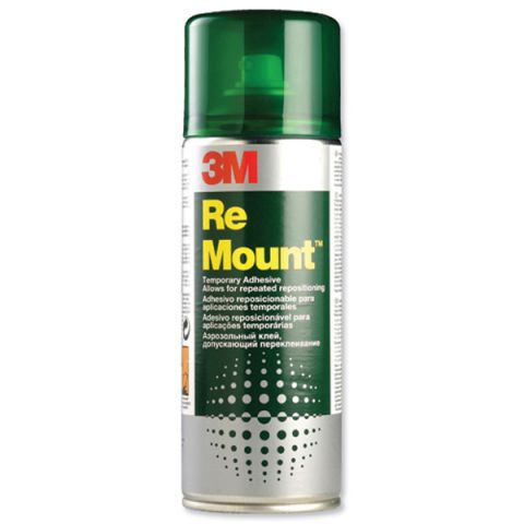 3M Adhesivo spray remount 400ml.reposicionable indefinidamete