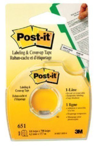 3M Post-it cinta correctora 651-HD 18m x 4mm