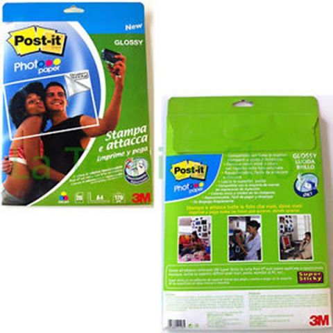 3M Post-it papel foto A4 170gr glossy 20 hojas