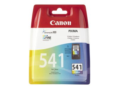 Canon cartucho de tinta tricolor CL541 5227B004 180 páginas MG3150, MG3250, MG3510, MG3550, MG3650, MG4250, MX395, MX455, MX475, MX525, MX535