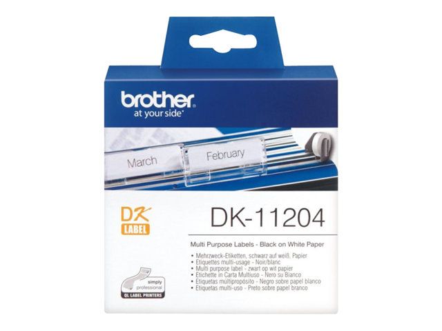 Brother etiquetas DK11204 17mm x 54 mm - 400 etiquetas