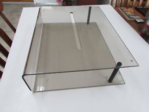 Esselte soporte plástico para impresora matricial - 190018 - color transparente ahumado - ancho 620mm x alto 100mm x fondo 340mm (la imagen es similar y no corresponde exactamente con el producto)