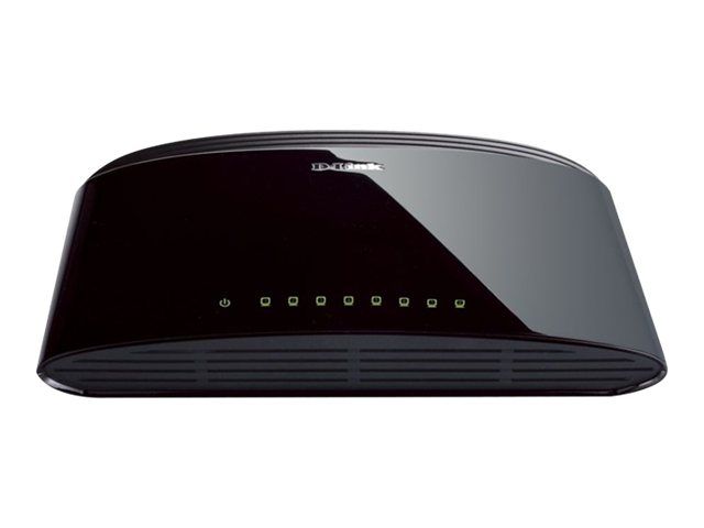 D-Link switch DES 1008D - Conmutador - sin gestionar - 8 x 10/100 - sobremesa