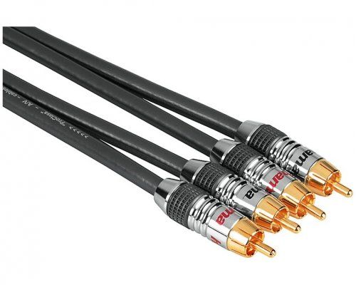 Outex cable video RCA/1 macho - RCA/1 macho 2m