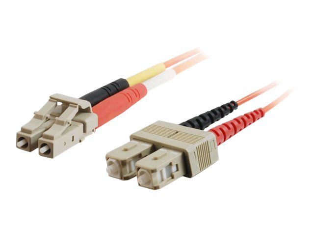 Cable de fibra óptica 390790 SC-LC 62,5/125 Duplex 2m.